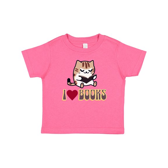 Inktastic I Love Books Reading Cat Girls Baby T-Shirt