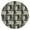 Brown Checkered Geometric, variant on Brown Checkered Geometric and Floral Pattern Round Fitted Tablecloth with Elastic Edge,Dining Table Cover Waterproof,Outdoor Round Tablecloth for Camping,Dining,Indoor and Outdoor