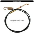 thumbnail image 5 of MOMOJIA Snow Thrower Clutch Control Cable 45Inch With Z Bend Lever And Spring Terminals, 5 of 7