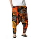 thumbnail image 3 of SAYOO Pantalones largos de yoga  para hombre, pantalones de entrepierna caída holgados con estampado de patrón nacional, pantalones casuales de estilo simple SAYOO S M L XL XXL XXXL, 3 of 5