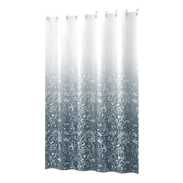 Shower Curtain Liner Shower Curtain In Bathroom Waterproof Cloth In Bathroom Punch Free Unrestrained High-End Curtain In Bathroom Shower Partition Door Curtain Shower Curtain Hooks