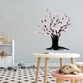 thumbnail image 2 of Cherry Blossom Blooming Tree Vinyl Wall Decal – Sticker for home Decoration in Nursey room, Baby room, Bedroom and Living room, Wall Mural to Transform a Room with a New Look--Size: 18" x 20"., 2 of 4