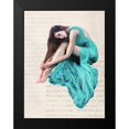 thumbnail image 2 of Haal, Van 12x14 Black Modern Framed Museum Art Print Titled - Seated Beauty II, 2 of 5