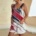 thumbnail image 2 of QATAINLAV American Flag Overalls Romper for Women Independence Day Sleeveless Summer Casual Onesie Shorts with Pockets Patriotic Holiday Jumpsuits Blue M, 2 of 6