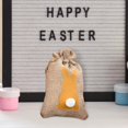 thumbnail image 6 of Easter Bunny Decor Drawstring Burlap Bag 4x5.5inch for Kids Birthday Party Accessory Durable Lightweight Easily Open or Close Washable Orange, 6 of 8