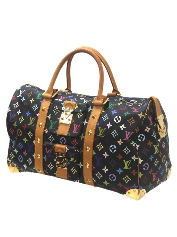Pre-Owned LOUIS VUITTON Keepall 45 Boston Bag, Multicolor, Blanc M92640 FL1013