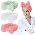 thumbnail image 1 of Diadema de maquillaje Diadema cosmética súper suave Diadema para spa Limpieza facial Cuidado facial Adepaton ZH-271-2, 1 of 9