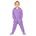thumbnail image 4 of Footed Pajamas - Purple Rain Toddler Hoodie Fleece One Piece - Toddler - Medium (Fits 3'0 - 3'3"), 4 of 5