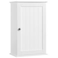 thumbnail image 1 of Yaheetech Armoire de Rangement Murale à 3 Niveaux avec Porte Simple Cuisine/salon, Blanc, 1 of 7