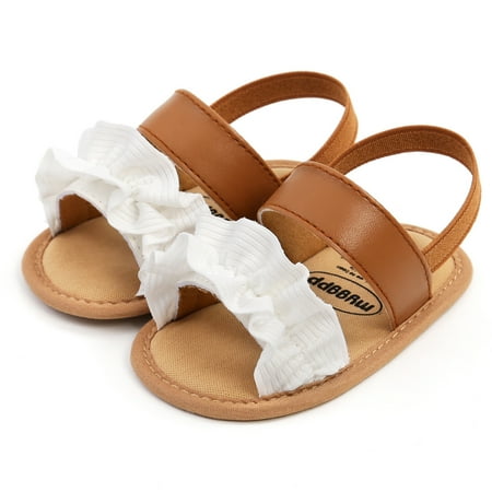 

LEEy-World Baby Girl Shoes Girls Sandal Shoes Flower Shoes Hollow Flower Shoes Sandals Soft Sole Princess Sandals