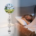 thumbnail image 4 of Battery Operated Analog Wall Clocks Non-Ticking Silent Modern Clock Decorative for Home,Office-Endless Green Field With White Flowers(16inch), 4 of 4