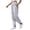 pants 71#Light Gray, variant on oqasdz Women Casual Joggers with Drawstring Waist Pocket Wide Leg Soft Comfort Solid Color Pants Work School Stretch Outdoor Activities