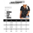 thumbnail image 7 of CASSIE LIZ Plus Size Tops Crew Neck Front Cutout Tie Dye Short Sleeve T-Shirt for Women Summer Casual Oversized Loose Fit Tunic Tops Spring Blouses (XL-5XL), 7 of 7