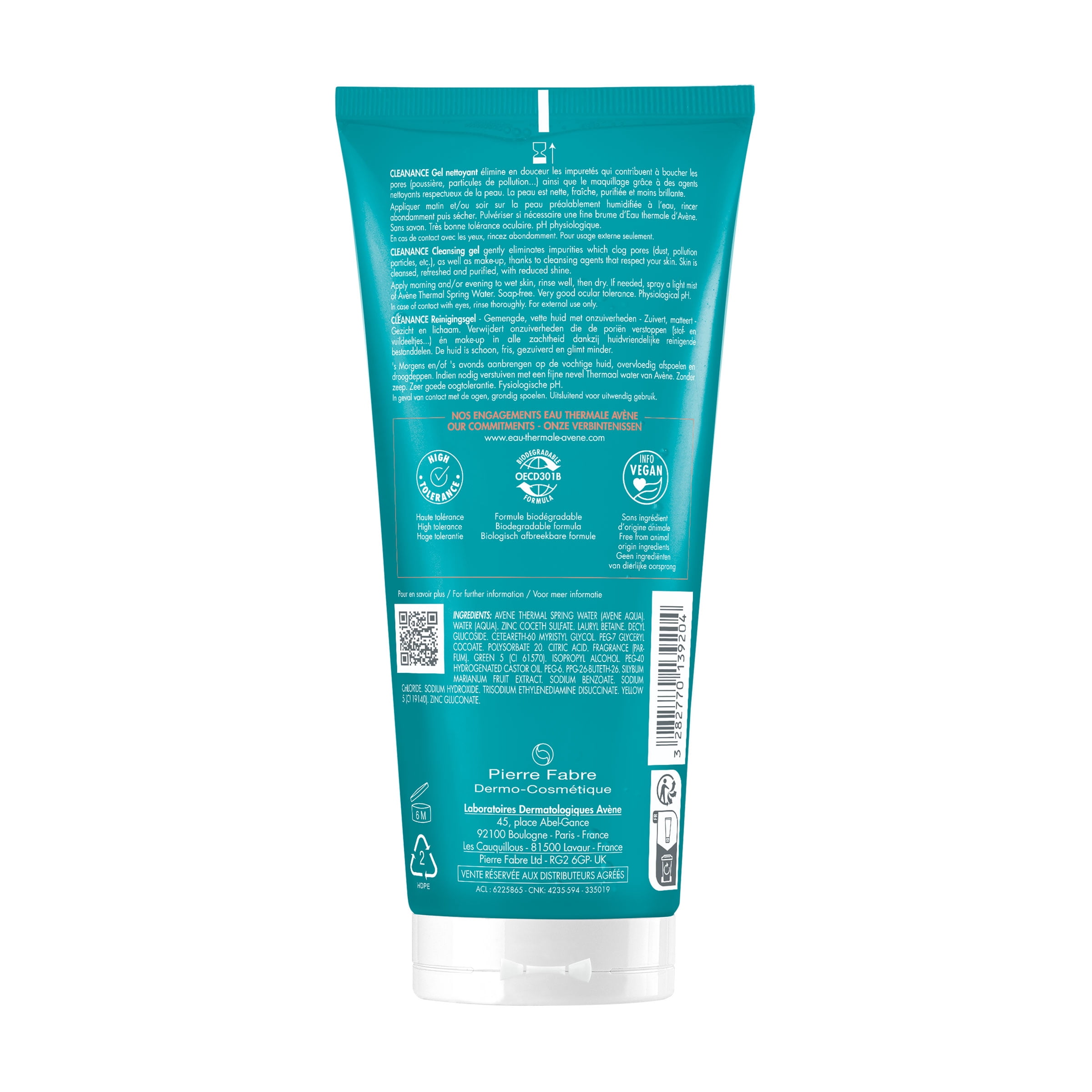 Avene, Cleansing Gel, for Acne Prone Skin, 13.5 fl oz - Walmart.com