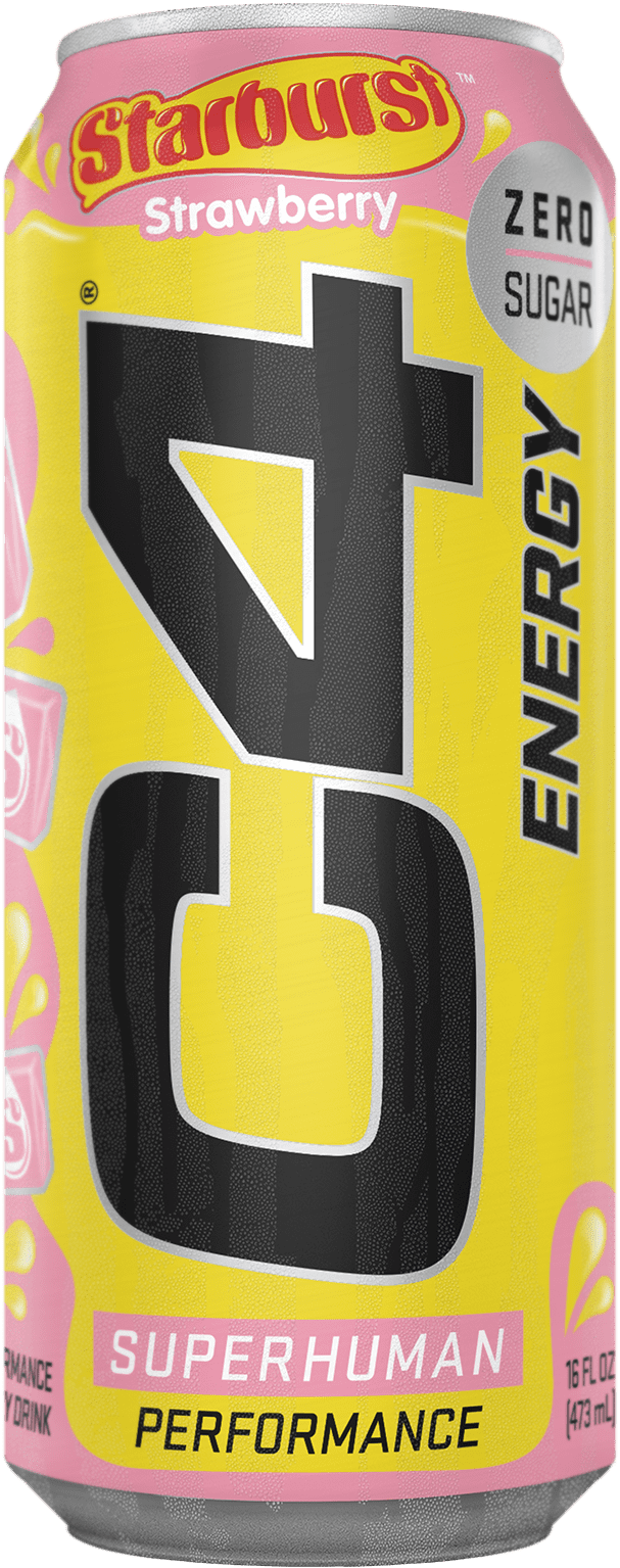 Buy C4 Energy Drink Strawberry Starburst Zero Sugar Explosive Energy