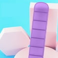 thumbnail image 6 of Rkxzt Weekly Pill Organizer 1 Time a Day. Travel Pill Box 7 Day Extra Large Compartments Vitamin Holder. Daily Pill Container 7day XL Medicine Dispenser for Fish Oil Case (Purple), 6 of 6