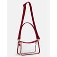 thumbnail image 3 of No Boundaries Women's Game Day Clear Mini Shoulder Bag, Red, 3 of 5