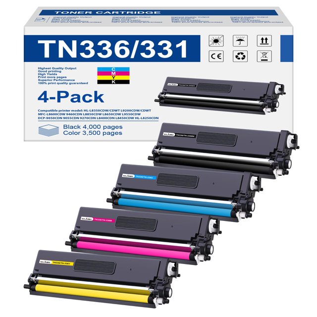 Cartucho de tóner WEAREC TN336 de alto rendimiento para impresora Brother