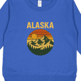thumbnail image 3 of Inktastic Alaska Mountains Retro Outdoor Adventure Toddler Sweatshirt, 3 of 4