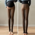 thumbnail image 2 of Mallas premamá: leggings opacos y cálidos para el embarazo, cintura alta, poliéster elástico para todos los trimestres, 2 of 8