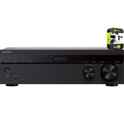 Sony STRDH190 2-Ch Stereo Receiver with Phono Inputs and Bluetooth 2018 Model Bundle with 1 Year Extended Protection Plan