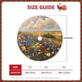 thumbnail image 2 of Sikiie Vibrant Wildflower Meadow Christmas Tree Skirt, Christmas Tree Decorations, Christmas Decor, Tree Mat Decoration(30-48IN)-48", 2 of 6