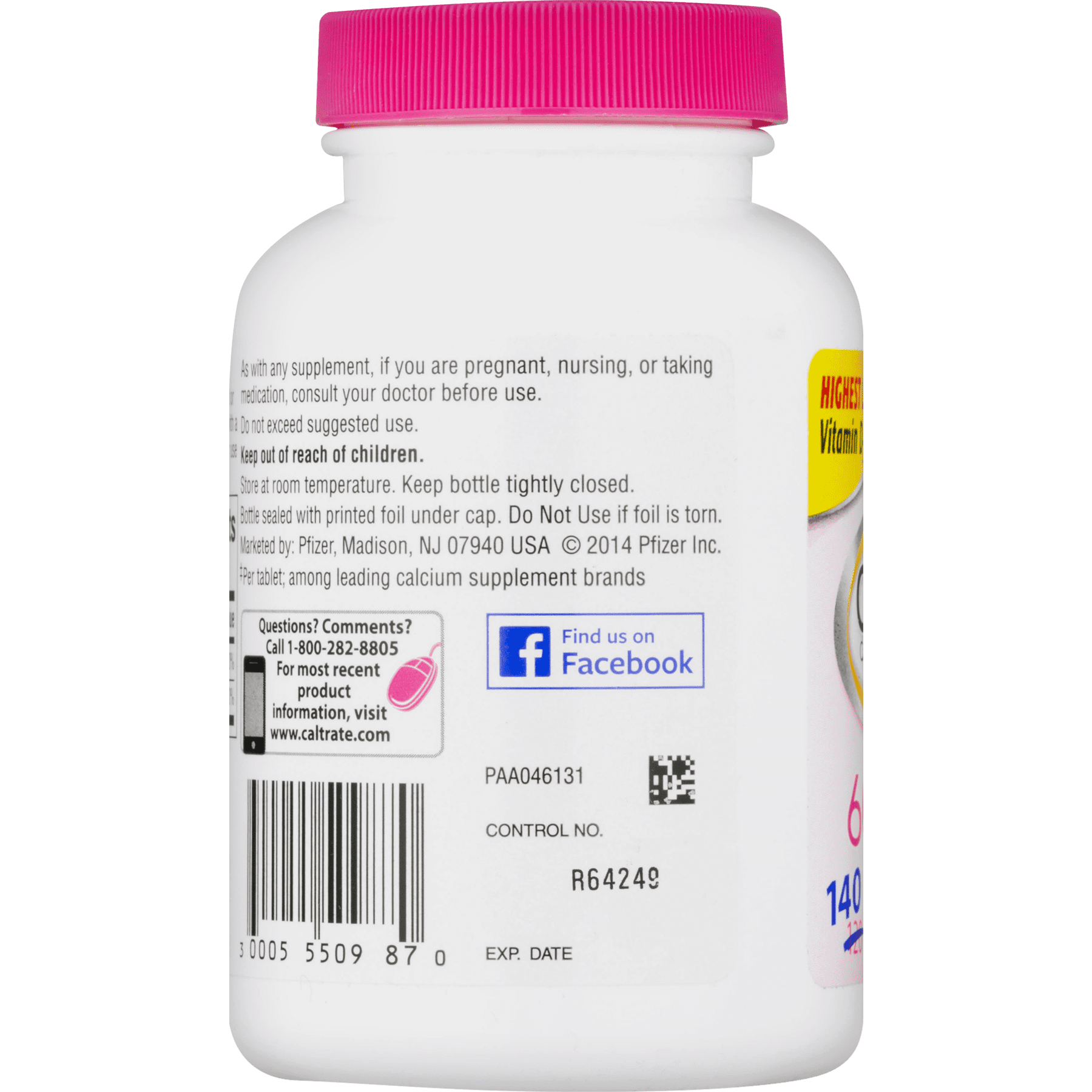 Caltrate 600 + D3 - 140 CT140.0 CT