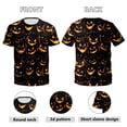 thumbnail image 5 of Men's Halloween T-Shirts 3D Skull Print Short Sleeve T-Shirt Casual Round Neck Novelty Street Fashion Shirts, 5 of 7