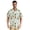 Coconut Pineapple Tree Leaf, variant on Men's Casual Button Down Shirts Short Sleeve Summer Hawaiian Beach Shirt, Cloud Rainbow Star Moon