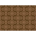 thumbnail image 1 of Ahgly Company Machine Washable Indoor Rectangle Transitional Bronze Brown Area Rugs, 2' x 3', 1 of 1