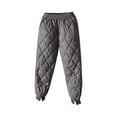 thumbnail image 5 of LIaqionyy Women's Winter Pants Elastic Waist Warm Down Padded Outdoor Lightweight Fall Trousers with Pockets, 5 of 8