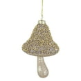 thumbnail image 4 of Northlight Mushroom Glass Christmas Ornament - 4.75" - Champagne Gold  Finish, 4 of 4
