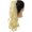 Bleach Blonde-24 inch, variant on Aorsher Clip in Ponytail Extension, 24 Inch Dark Auburn Long Curly Wavy Ponytail Natural Wavy Synthetic Hairpiece Pony Tails Hair Extension for Women Daily Use