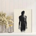 thumbnail image 2 of Qisvanset Framed Canvas Wall Art, 12x16 Inch Jesus Loves Me Minimalist Apartment Bible Art, 2 of 5