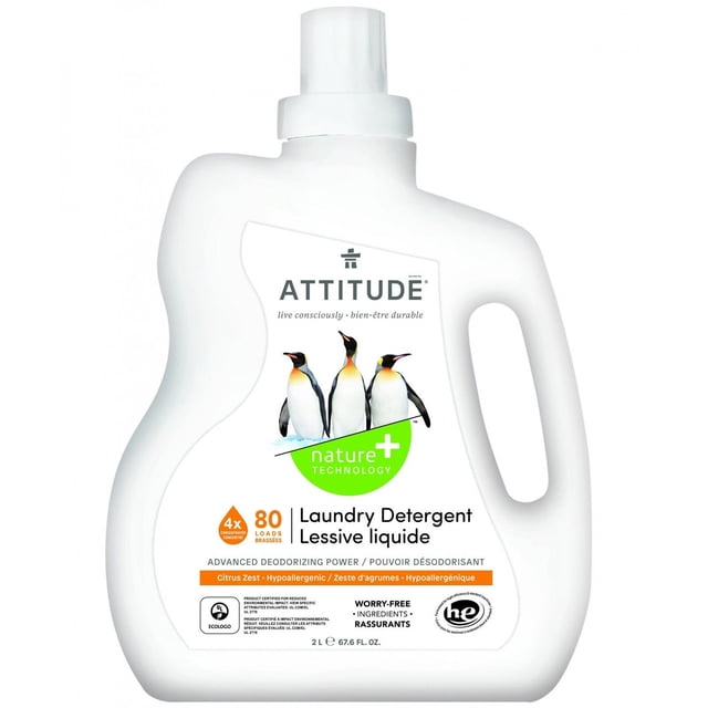 ATTITUDE ACTITUD LNDRY DET CIT ZST ( 1 X 70.4 OZ )