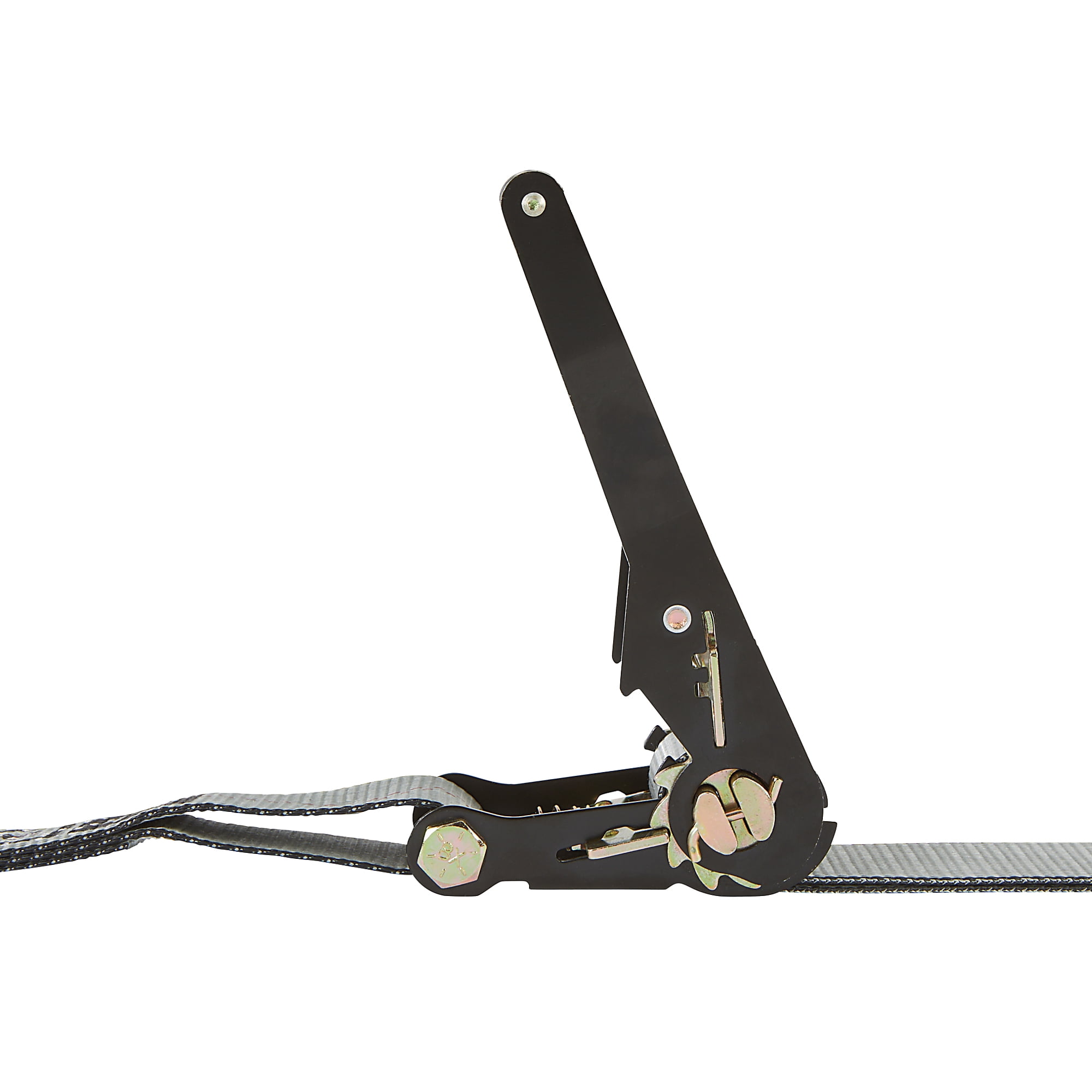Ultra-Tow XTP 2in. x 27ft. Ratchet Strap with J-Hooks,10,000-Lb. Breaking Strength, 3300-Lb. Working Load, Gray