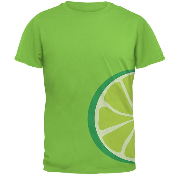 Halloween Men's Lime Slice Costume Short Sleeve Graphic Tee