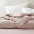 thumbnail image 2 of Peace Nest Medium Weight Premium White Goose Down and Feather Fiber Comforter with 360TC Ultra Soft Fabric, 2 of 5