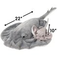 thumbnail image 2 of Juguete de Peluche Stingray Azul con Cría 60cm, 2 of 3