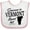 White and Pink, variant on Inktastic Someone in Vermont Loves Me Boys or Girls Baby Bib