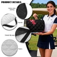 thumbnail image 5 of Uorisanigo Universal Golf Cart Seat Covers Thick Non-Slip Golf Cart Seat Towel Blanket Inked Golf Ball Print Golf Cart Accessories for EZGO, Yamaha, Club Car and Other 2-Seat Golf Carts, 5 of 6