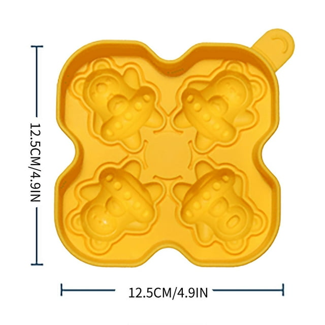 TIMIFIS Ice Tray 4-Cell Ice Ice Box Easy Release Soft Bottom Ice Box Ice Lattice