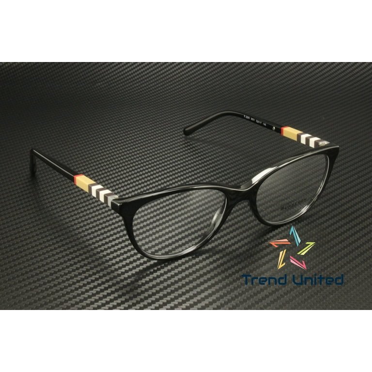 BURBERRY オハルフレムメカネ BE22053001 3001 Burberry Brand Eyeglasses Frames BE2205 3001 Black 52MM