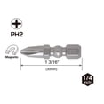 thumbnail image 3 of Juego de brocas VESSEL Imp Ball Torsion Ph2X30 de 15 piezas (IBPH230P15T), 3 of 6