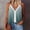 Green, variant on Idoravan Tank Tops for Women Women's Fashion Solid Sleeveless Vest T-shirt Sling Blouse V Neck Casual Tops