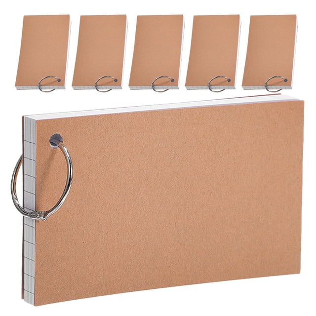 KAKOWELY flash cards for studying 6 books Small Memo Pads Lined Notepads Study Flash Cards Noting Pads for Note Taking Office Notepads Memo Pads Lined Flash Cards