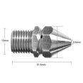 thumbnail image 3 of Boquilla de lavadora,Boquilla de chorro de alcantarillado para lavadora a presión,Boquilla de conector rápido de 1/4'' para limpieza de alcantarillado,accesorio de lavado de boquilla de, 3 of 8