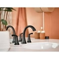 thumbnail image 3 of MOEN 84468BL Korek 8 in. Widespread Double Handle High-Arc Bathroom Faucet with Valve in Matte Black, 3 of 7