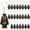Black Gold, variant on 24 PCS Class of 2026 Graduation Keychain 2026 Graduation Gifts Gown Key Ring Graduation Party Favors for High School Senior College Accessories