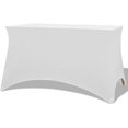 thumbnail image 1 of Promotion d'Automne,vida TG Housses de Table Extensibles 2 Pcs 120x60.5x74 cm Blanc - Blanc, 1 of 5
